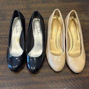 Women’s Size 7.5 Heels Bundle- Black and Tan